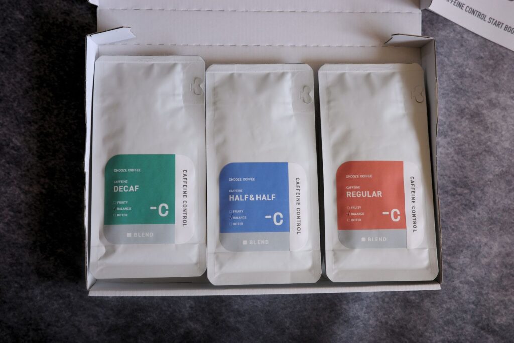 CHOOZE COFFEE（チューズコーヒー）3種の豆