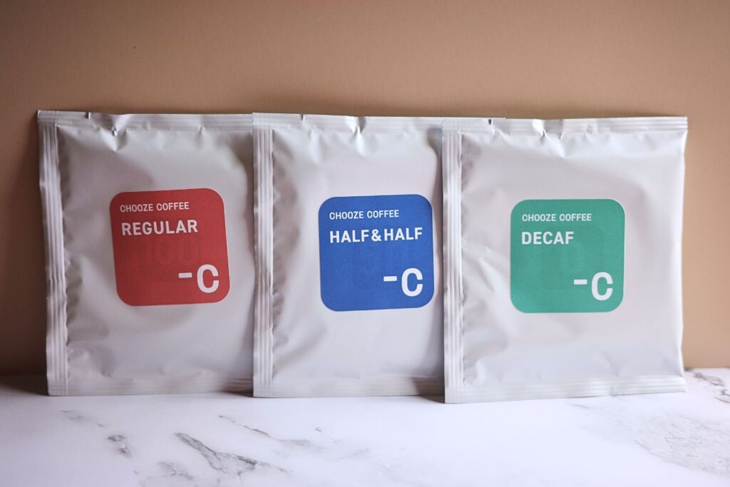CHOOZE COFFEE3種のドリップバック
