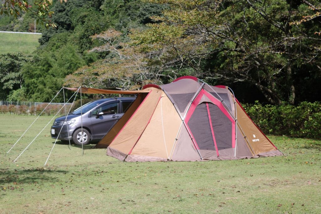 テント・車横付け