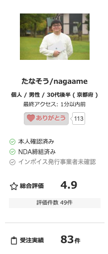 クラウドワークス評価