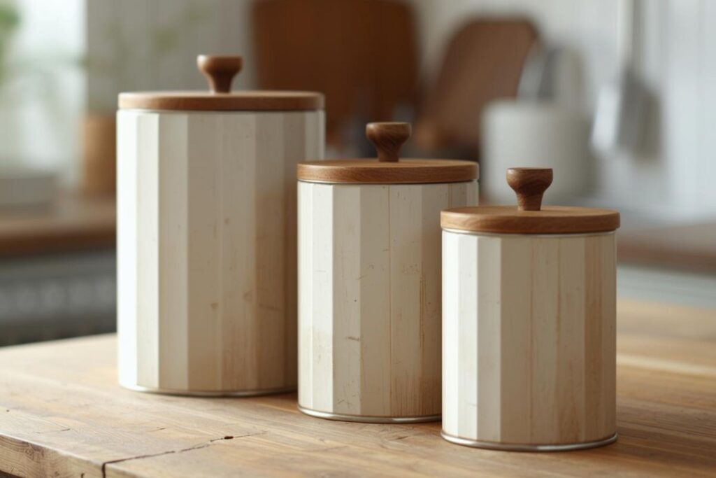 3つのコーヒーキャニスター