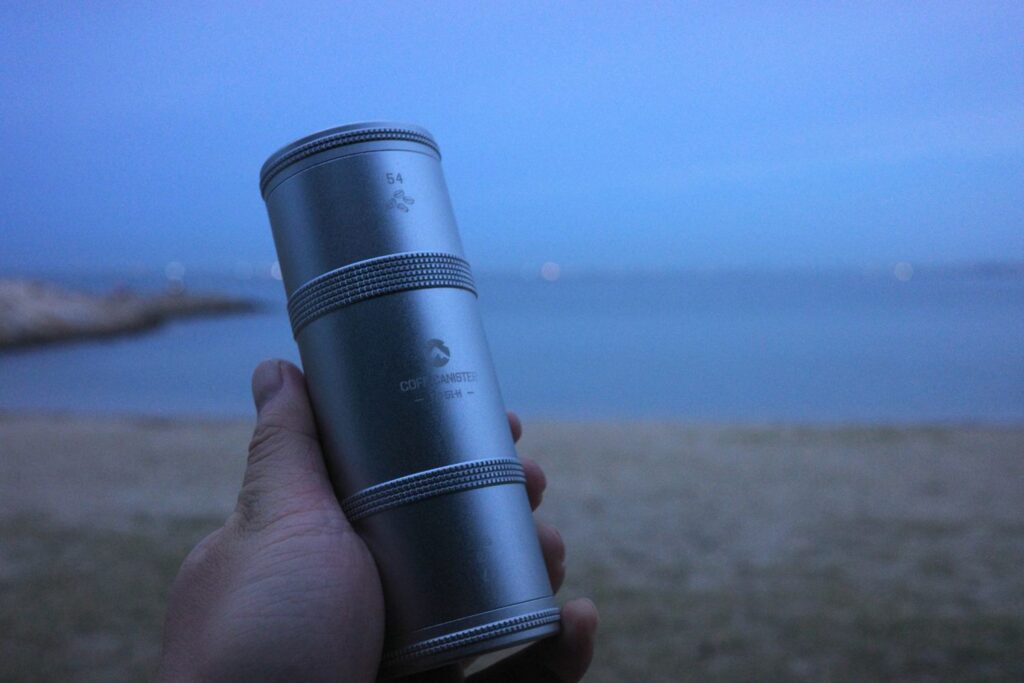 camping moonのコーヒーキャニスター