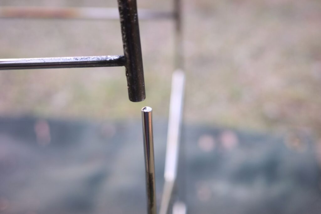 CAMPING MOON「SOLO-A4G」のフレーム組み立て