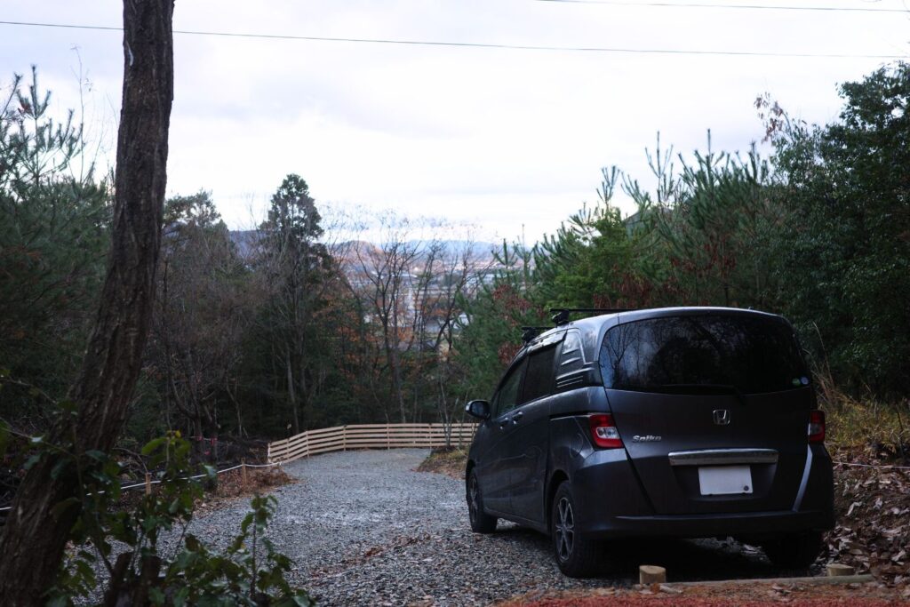 やはずの森倶楽部森林サイトからの景色