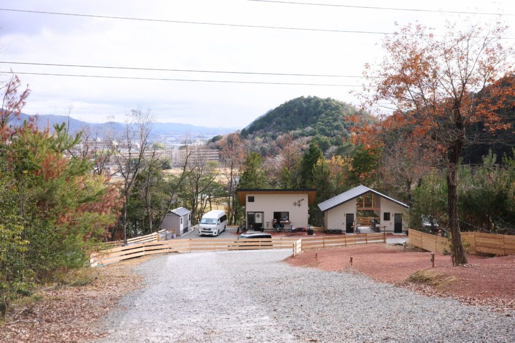 やはずの森倶楽部天望サイトからの景色