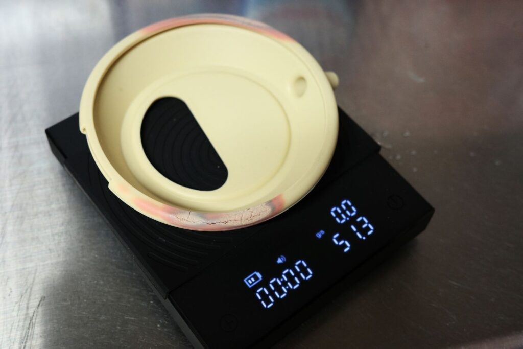 キャンピングムーン「シリコンリッド」の重さ