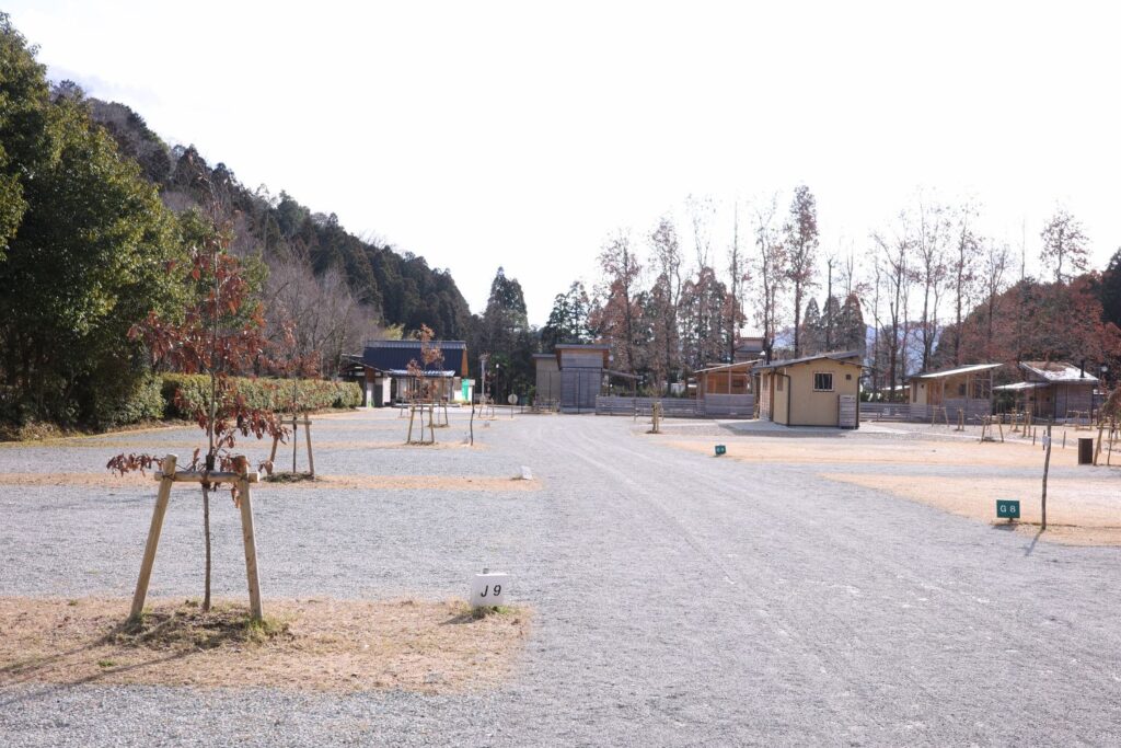 ユニトピアささやまキャンプ&ビレッジのサイト