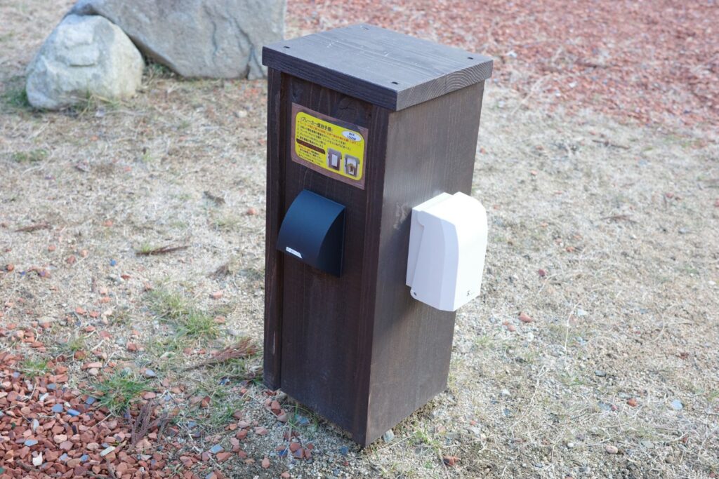 ユニトピアささやまキャンプ&ビレッジのAC電源