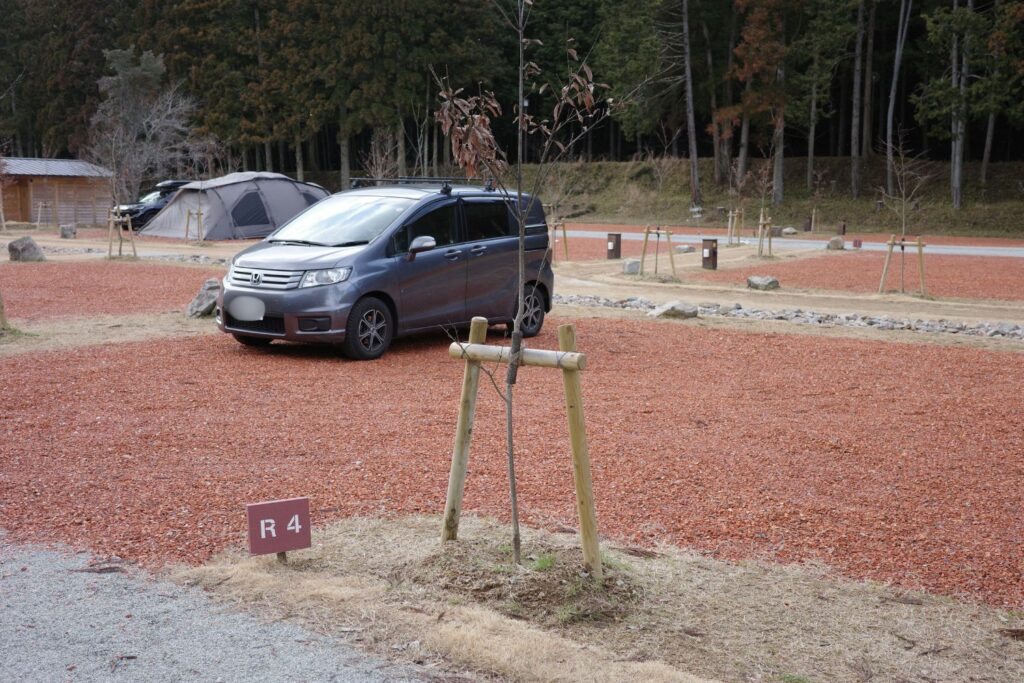 ユニトピアささやまキャンプ&ビレッジの瓦サイト