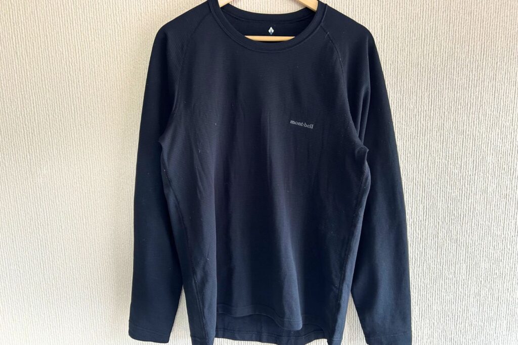 モンベル「ジオライン EXP.ラウンドネックシャツ」