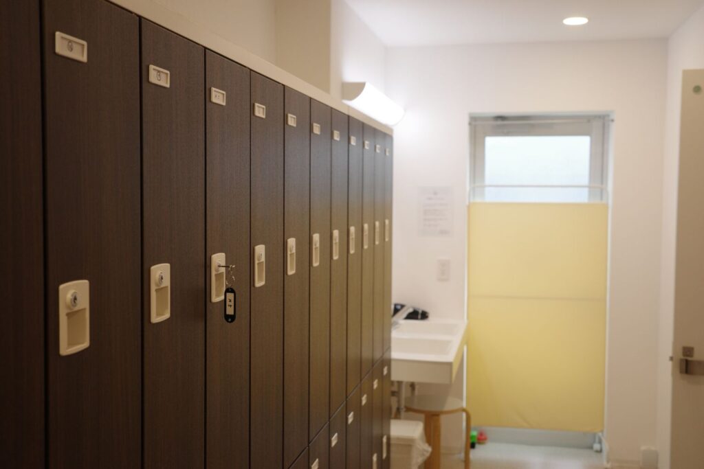 StandOut KYOTOのロッカールーム