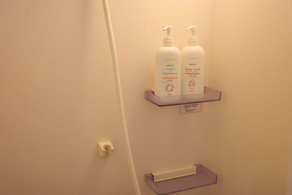 StandOut KYOTOのシャワー