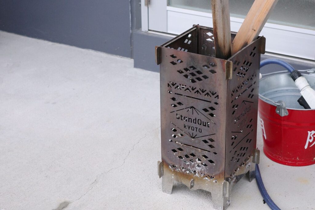 StandOut KYOTOで焚き火