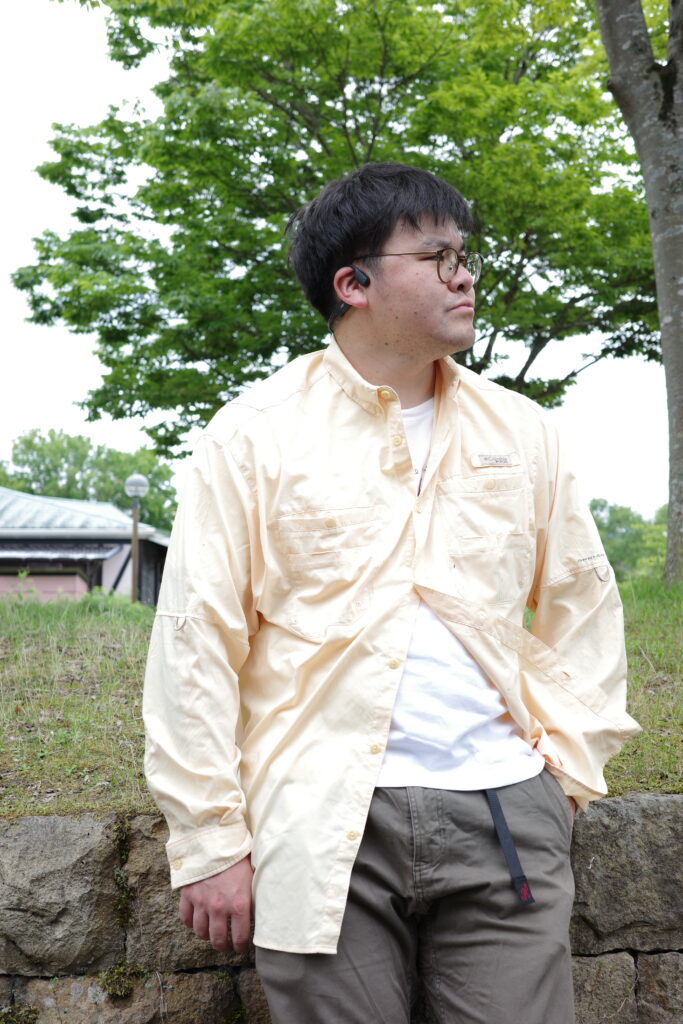 コロンビアPFG「バハマシャツ」を着るたなそう