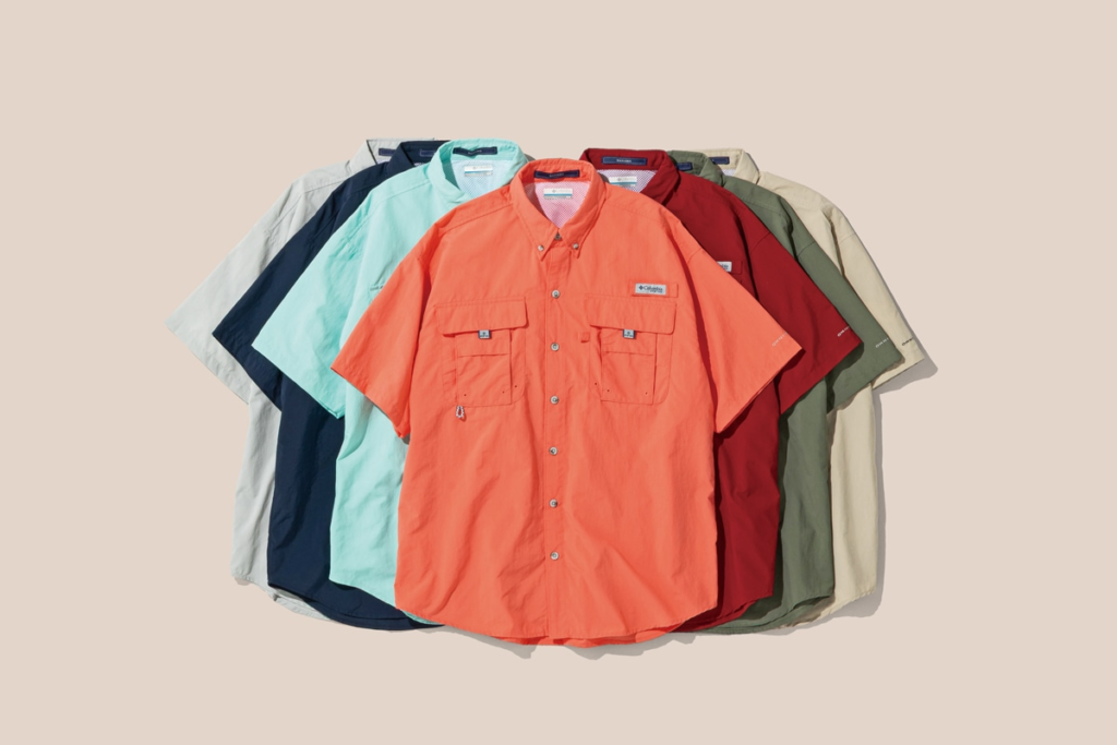 コロンビアPFG「バハマシャツ」のカラー展開