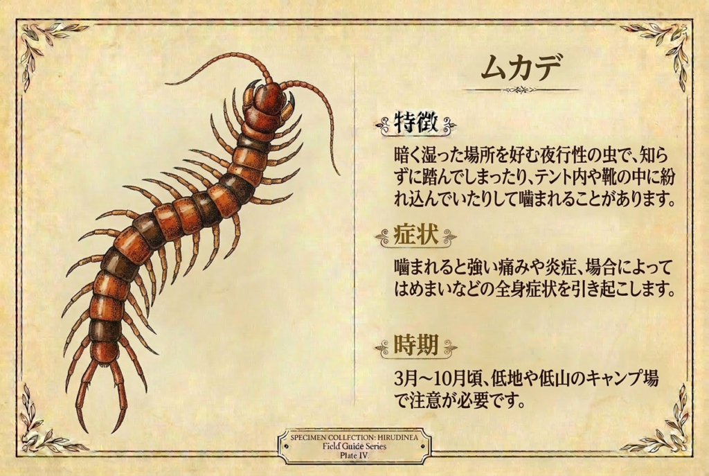 ムカデのプロフィール