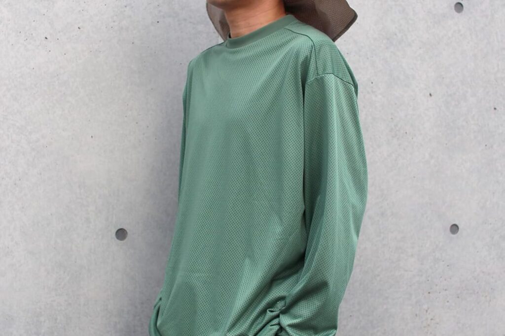 スノーピーク「Insect Shield Mesh L/S T-Shirt」