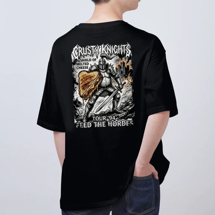防御力0のホットサンド騎士Tシャツ