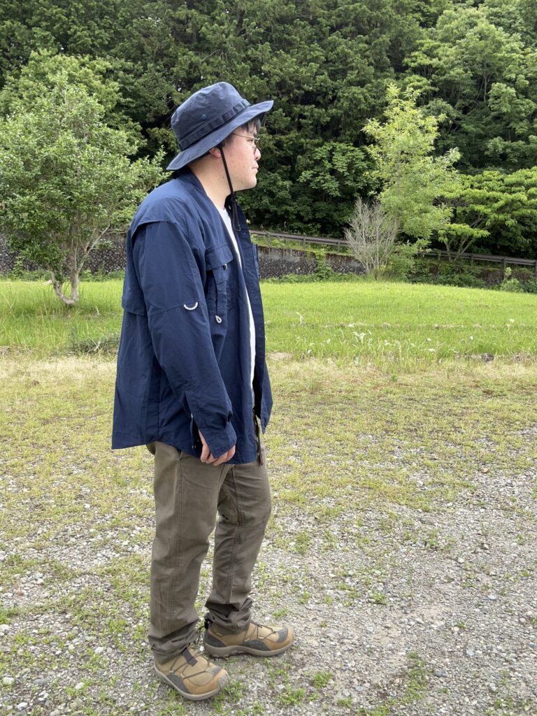 コロンビアPFG「バハマシャツ」を着るたなそう