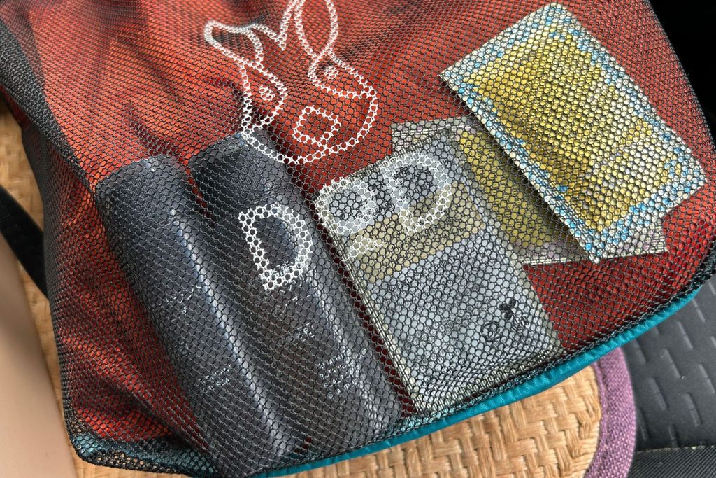 DOD「ミッツ・ワケブクーロ」に入れたアメニティ類