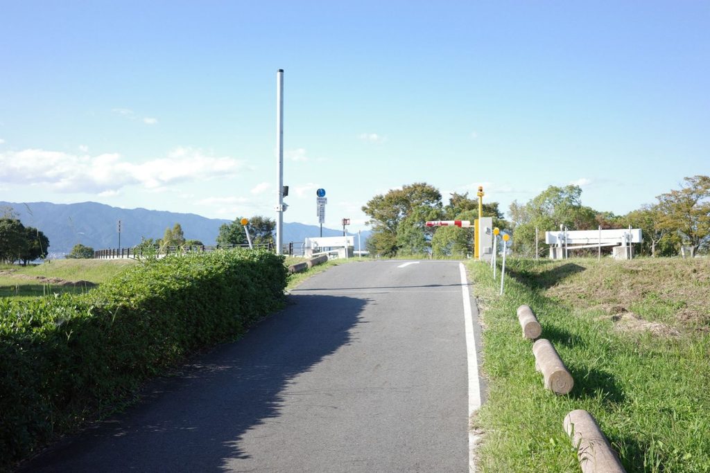 湖岸緑地「北山田1」の入り口